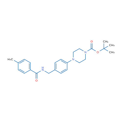 tert-Butyl 4-(4-{[(4-methylphenyl)formamido]methyl}phenyl)piperazine-1-carboxylate 1g