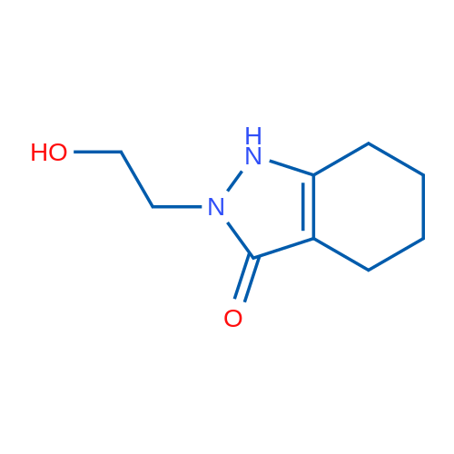 2-(2-Hydroxyethyl)-2,3,4,5,6,7-hexahydro-1H-indazol-3-one 1g