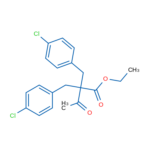 Ethyl 2,2-bis[(4-chlorophenyl)methyl]-3-oxobutanoate 1g