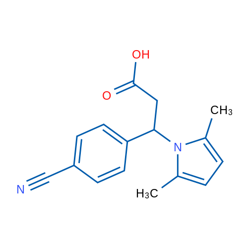 3-(4-Cyanophenyl)-3-(2,5-dimethyl-1H-pyrrol-1-yl)propanoic acid 1g