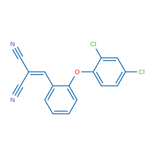 2-{[2-(2,4-dichlorophenoxy)phenyl]methylidene}propanedinitrile 1g