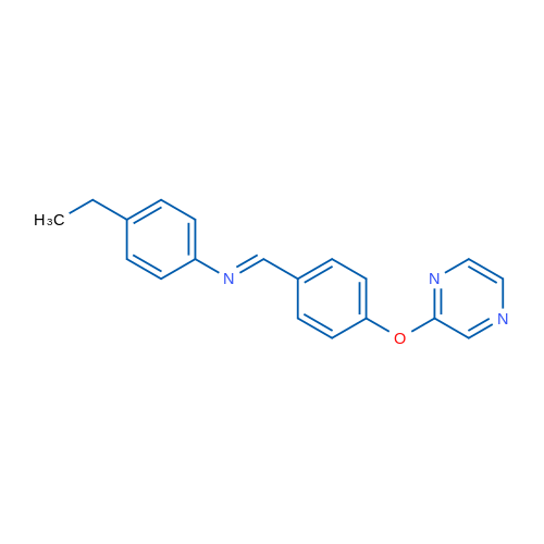 (1E)-N-(4-Ethylphenyl)-1-[4-(pyrazin-2-yloxy)phenyl]methanimine 1g