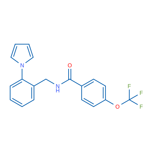 N-{[2-(1H-pyrrol-1-yl)phenyl]methyl}-4-(trifluoromethoxy)benzamide 1g