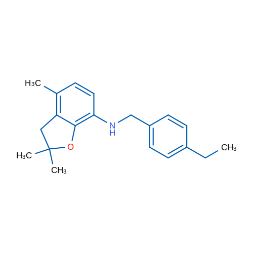 N-[(4-Ethylphenyl)methyl]-2,2,4-trimethyl-2,3-dihydro-1-benzofuran-7-amine 1g