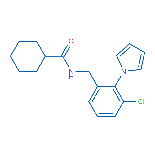 N-{[3-chloro-2-(1H-pyrrol-1-yl)phenyl]methyl}cyclohexanecarboxamide 1g