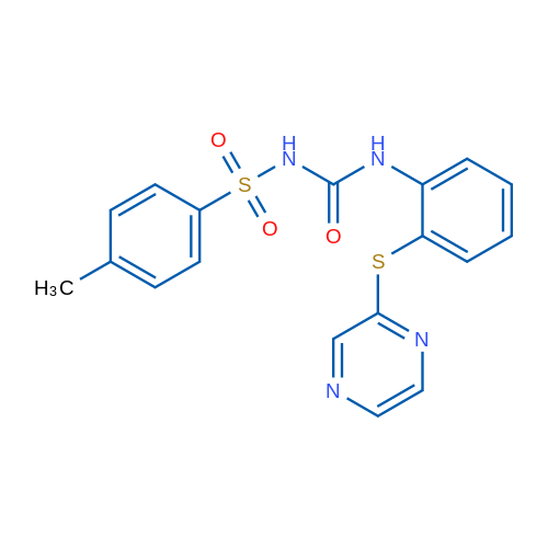 3-(4-Methylbenzenesulfonyl)-1-[2-(pyrazin-2-ylsulfanyl)phenyl]urea 1g