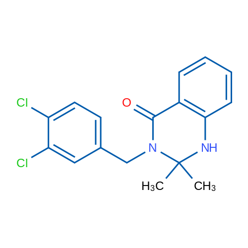 3-[(3,4-Dichlorophenyl)methyl]-2,2-dimethyl-1,2,3,4-tetrahydroquinazolin-4-one 1g