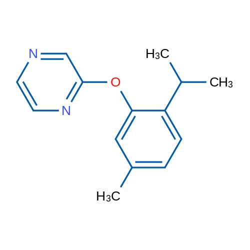 2-[5-Methyl-2-(propan-2-yl)phenoxy]pyrazine 1g