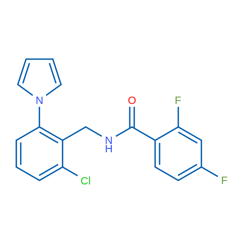 N-{[2-chloro-6-(1H-pyrrol-1-yl)phenyl]methyl}-2,4-difluorobenzamide 1g