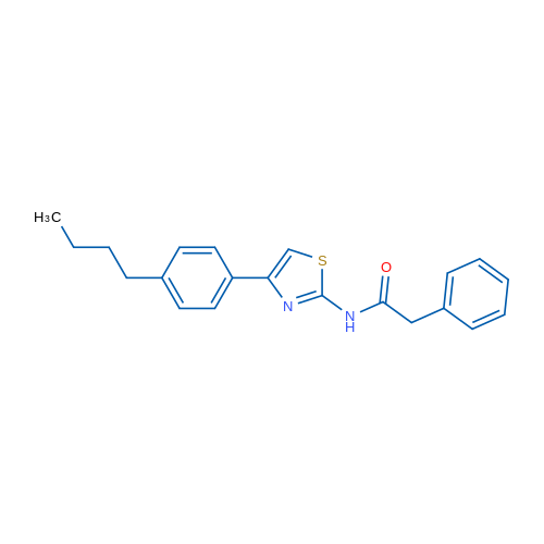 N-[4-(4-Butylphenyl)-1,3-thiazol-2-yl]-2-phenylacetamide 1g