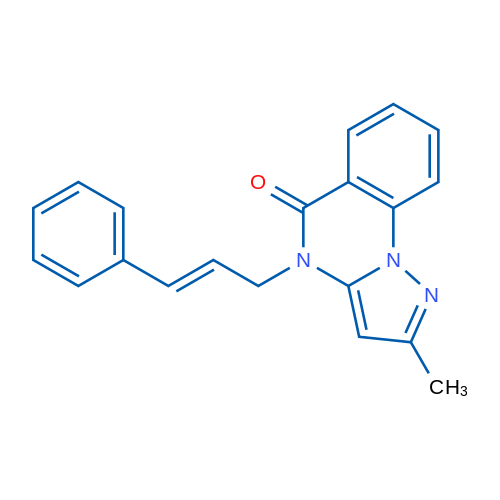 2-Methyl-4-[(2E)-3-phenylprop-2-en-1-yl]-4H,5H-pyrazolo[1,5-a]quinazolin-5-one 1g