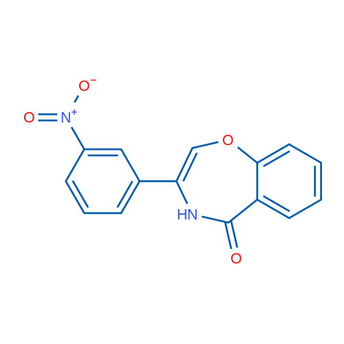 3-(3-Nitrophenyl)-4,5-dihydro-1,4-benzoxazepin-5-one 1g