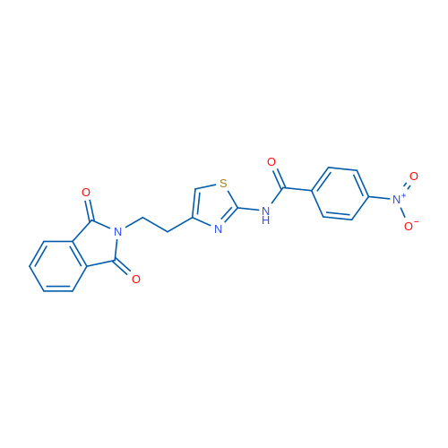 N-{4-[2-(1,3-dioxo-2,3-dihydro-1H-isoindol-2-yl)ethyl]-1,3-thiazol-2-yl}-4-nitrobenzamide 1g