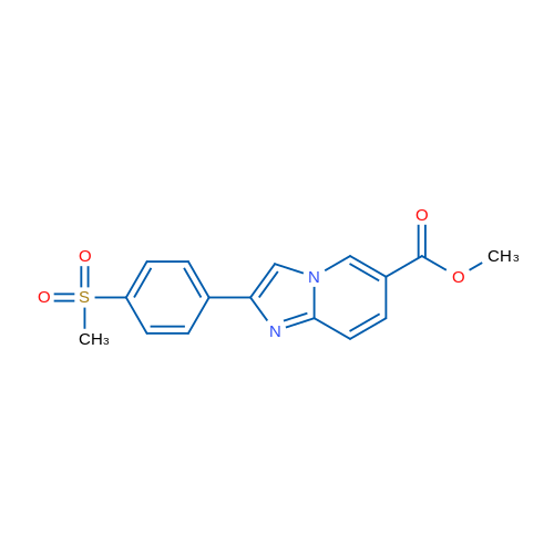 Methyl 2-(4-methanesulfonylphenyl)imidazo[1,2-a]pyridine-6-carboxylate 1g