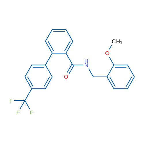 N-[(2-Methoxyphenyl)methyl]-4'-(trifluoromethyl)-[1,1'-biphenyl]-2-carboxamide 1g