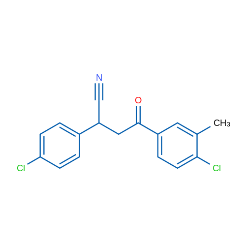 4-(4-Chloro-3-methylphenyl)-2-(4-chlorophenyl)-4-oxobutanenitrile 1g