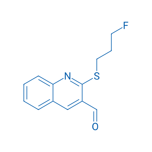 2-[(3-Fluoropropyl)sulfanyl]quinoline-3-carbaldehyde 1g