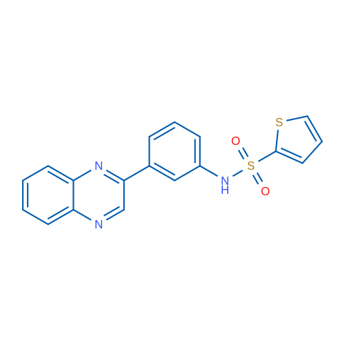 N-[3-(Quinoxalin-2-yl)phenyl]thiophene-2-sulfonamide 10mg