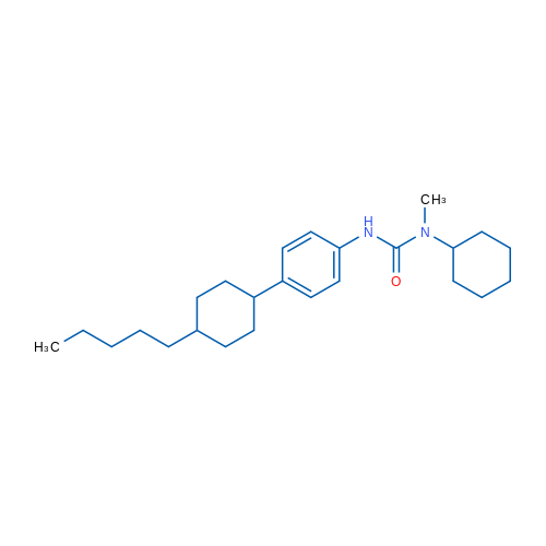 1-Cyclohexyl-1-methyl-3-[4-(4-pentylcyclohexyl)phenyl]urea 1g