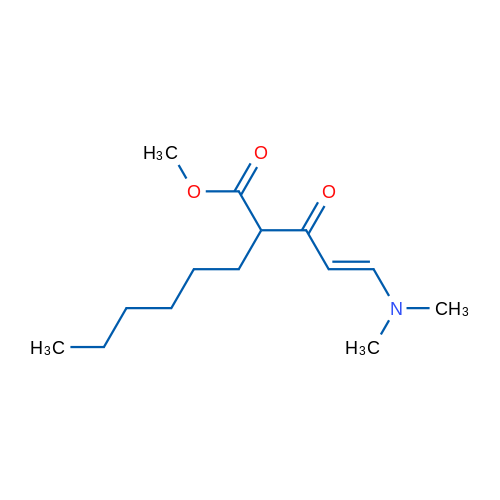 Methyl 2-[(2E)-3-(dimethylamino)prop-2-enoyl]octanoate 1g