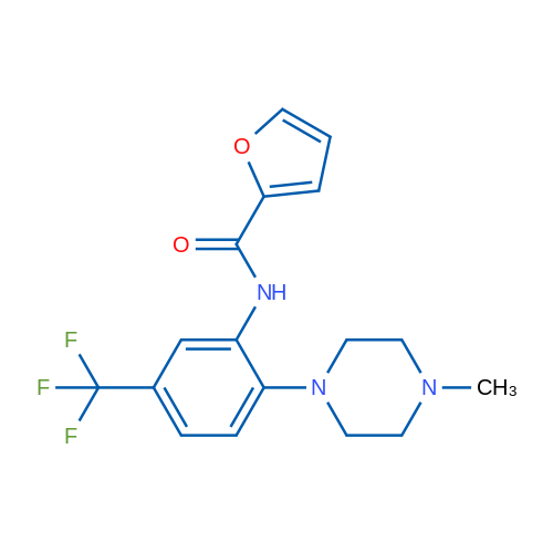 N-[2-(4-Methylpiperazin-1-yl)-5-(trifluoromethyl)phenyl]furan-2-carboxamide 1g
