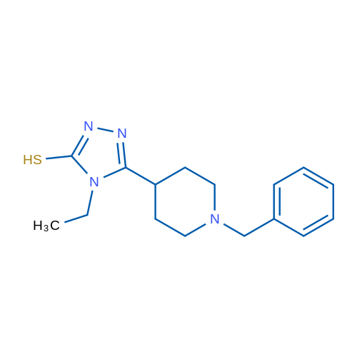 5-(1-Benzylpiperidin-4-yl)-4-ethyl-4H-1,2,4-triazole-3-thiol 1g