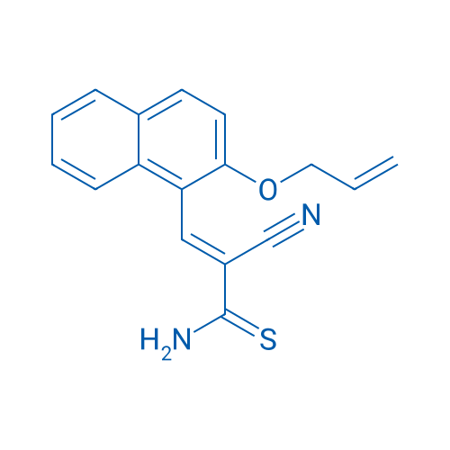 (2E)-2-Cyano-3-[2-(prop-2-en-1-yloxy)naphthalen-1-yl]prop-2-enethioamide 1g