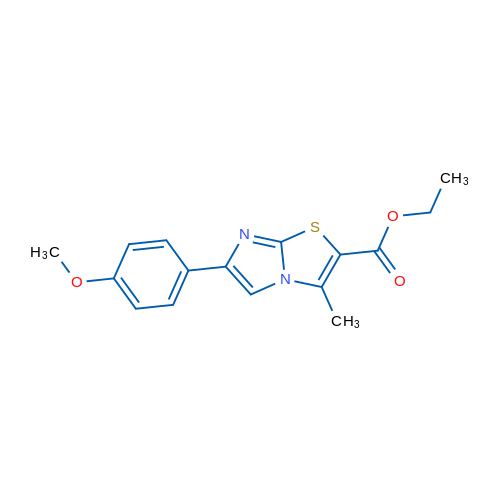 Ethyl 6-(4-methoxyphenyl)-3-methylimidazo[2,1-b][1,3]thiazole-2-carboxylate 1g