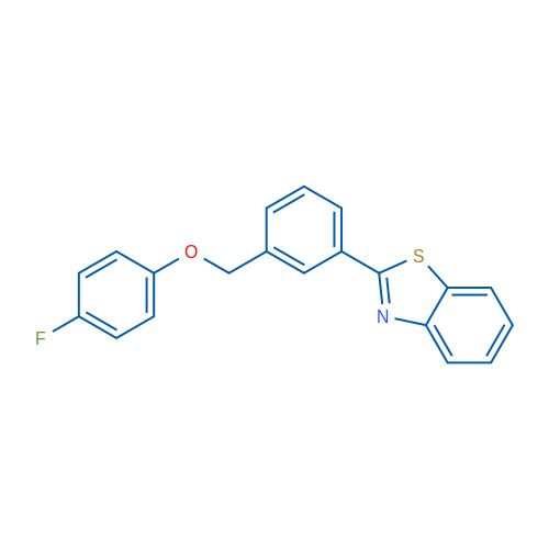 2-{3-[(4-fluorophenoxy)methyl]phenyl}-1,3-benzothiazole 1g