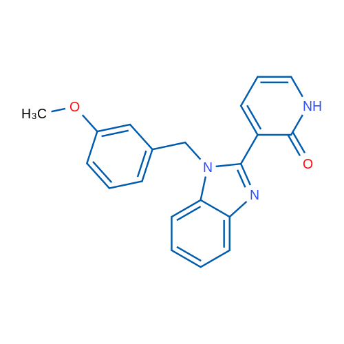 3-{1-[(3-methoxyphenyl)methyl]-1H-1,3-benzodiazol-2-yl}-1,2-dihydropyridin-2-one 1g