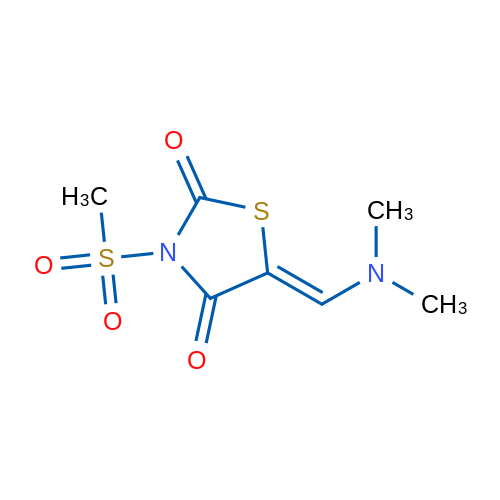 (5Z)-5-[(Dimethylamino)methylidene]-3-methanesulfonyl-1,3-thiazolidine-2,4-dione 1g