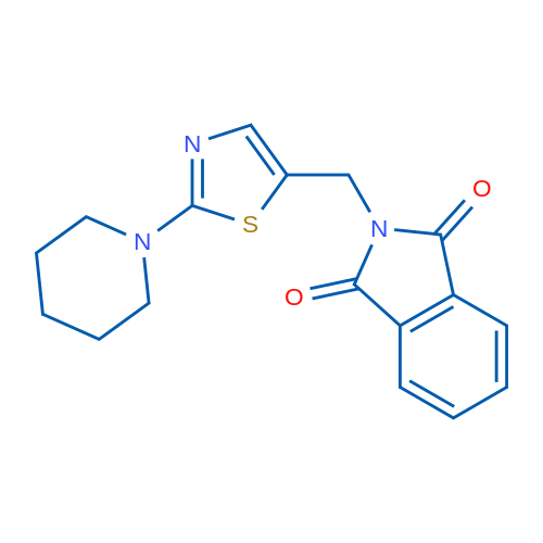 2-{[2-(piperidin-1-yl)-1,3-thiazol-5-yl]methyl}-2,3-dihydro-1H-isoindole-1,3-dione 1g
