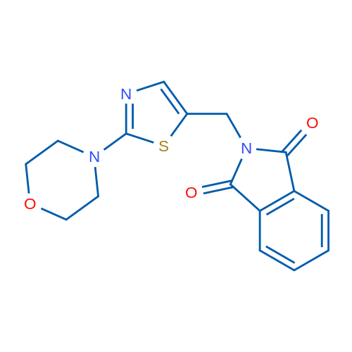 2-{[2-(morpholin-4-yl)-1,3-thiazol-5-yl]methyl}-2,3-dihydro-1H-isoindole-1,3-dione 1g