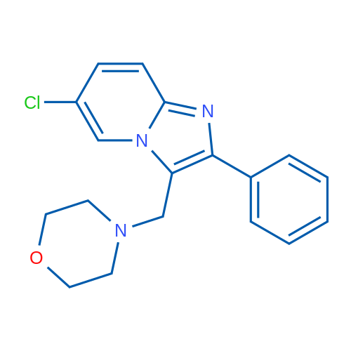 4-({6-chloro-2-phenylimidazo[1,2-a]pyridin-3-yl}methyl)morpholine 1g