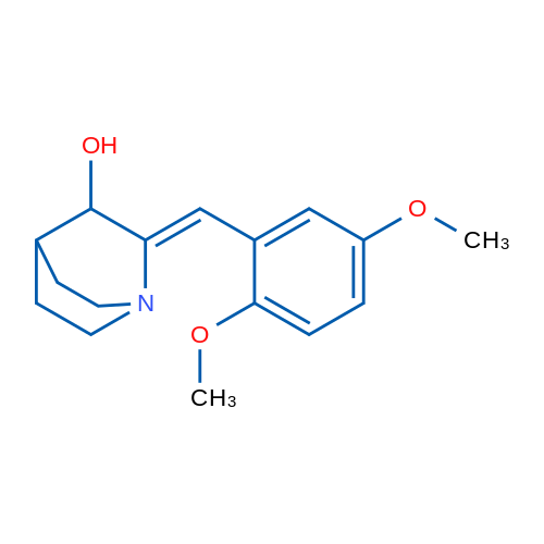 (2Z)-2-[(2,5-Dimethoxyphenyl)methylidene]-1-azabicyclo[2.2.2]octan-3-ol 1g