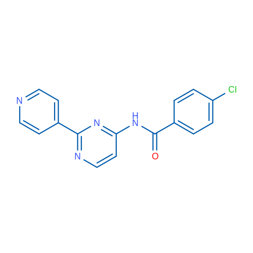 4-Chloro-N-[2-(pyridin-4-yl)pyrimidin-4-yl]benzamide 1g
