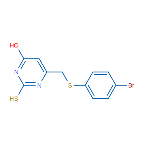 6-{[(4-bromophenyl)sulfanyl]methyl}-2-sulfanylpyrimidin-4-ol 1g