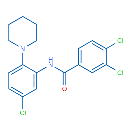 3,4-Dichloro-N-[5-chloro-2-(piperidin-1-yl)phenyl]benzamide 1g