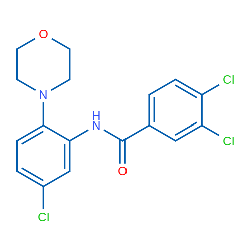 3,4-Dichloro-N-[5-chloro-2-(morpholin-4-yl)phenyl]benzamide 1g