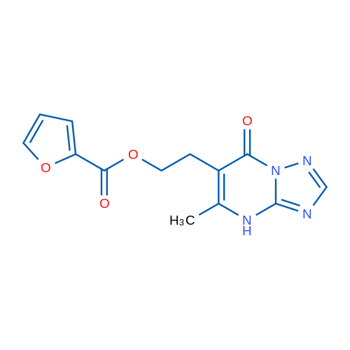 2-{5-methyl-7-oxo-4H,7H-[1,2,4]triazolo[1,5-a]pyrimidin-6-yl}ethyl furan-2-carboxylate 1g
