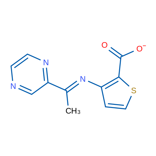(E)-[1-(Pyrazin-2-yl)ethylidene]amino thiophene-2-carboxylate 1g