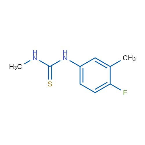 1-(4-Fluoro-3-methylphenyl)-3-methylthiourea 1g
