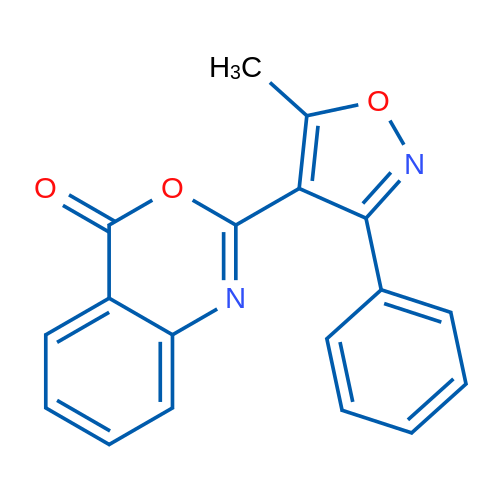 2-(5-Methyl-3-phenyl-1,2-oxazol-4-yl)-4H-3,1-benzoxazin-4-one 1g