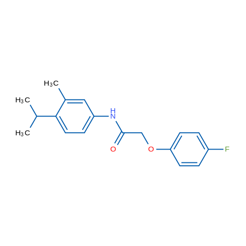 2-(4-Fluorophenoxy)-N-[3-methyl-4-(propan-2-yl)phenyl]acetamide 1g