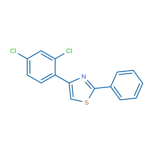 4-(2,4-Dichlorophenyl)-2-phenyl-1,3-thiazole 1g