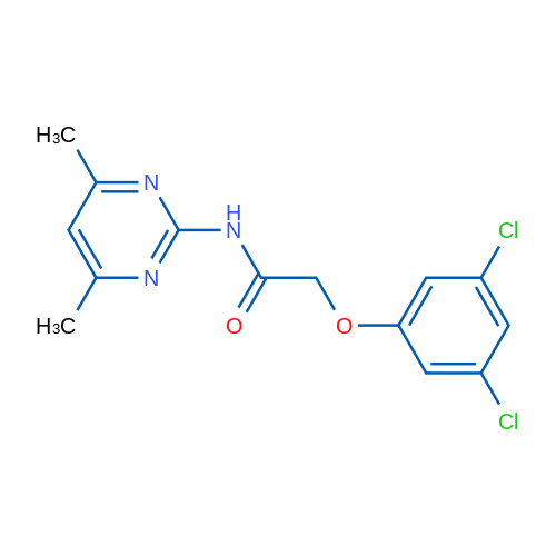 2-(3,5-Dichlorophenoxy)-N-(4,6-dimethylpyrimidin-2-yl)acetamide 1g