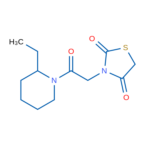 3-[2-(2-Ethylpiperidin-1-yl)-2-oxoethyl]-1,3-thiazolidine-2,4-dione 1g