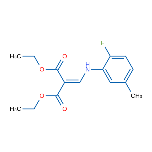 1,3-Diethyl 2-{[(2-fluoro-5-methylphenyl)amino]methylidene}propanedioate 1g