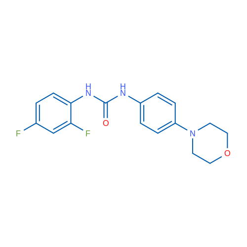 3-(2,4-Difluorophenyl)-1-[4-(morpholin-4-yl)phenyl]urea 1g