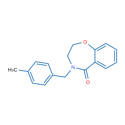 4-[(4-Methylphenyl)methyl]-2,3,4,5-tetrahydro-1,4-benzoxazepin-5-one 1g